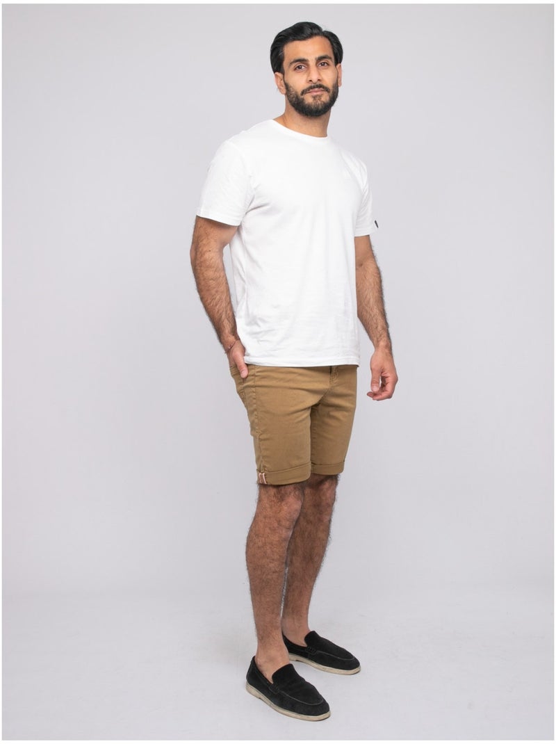 Bermuda chino BLOCHELLI Marrón glaseado - Kiabi