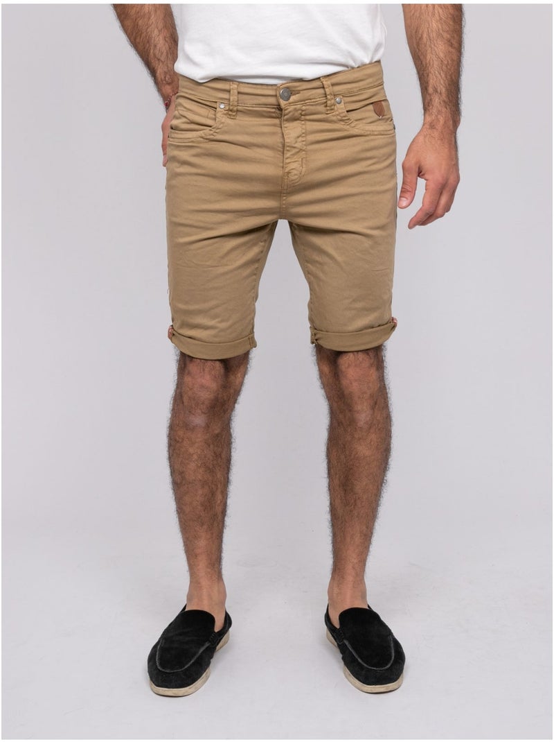 Bermuda chino BLOCHELLI Marrón - Kiabi