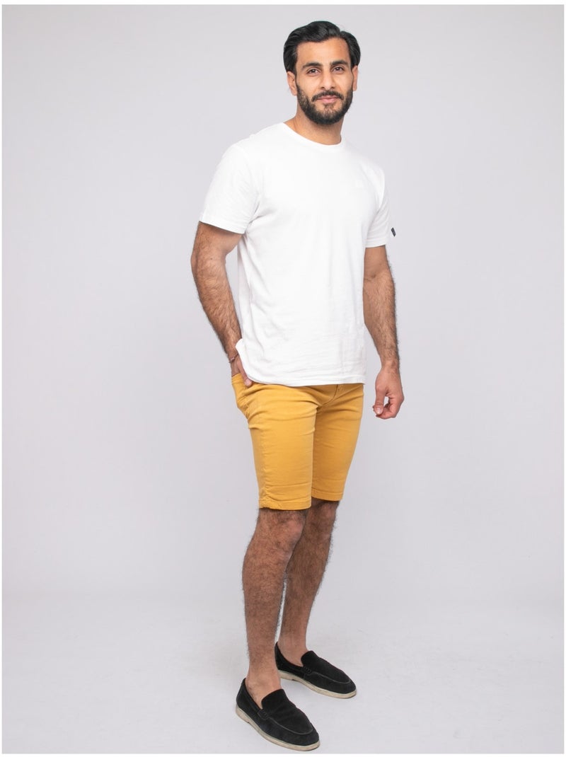 Bermuda chino BLOCHELLI Mostaza - Kiabi