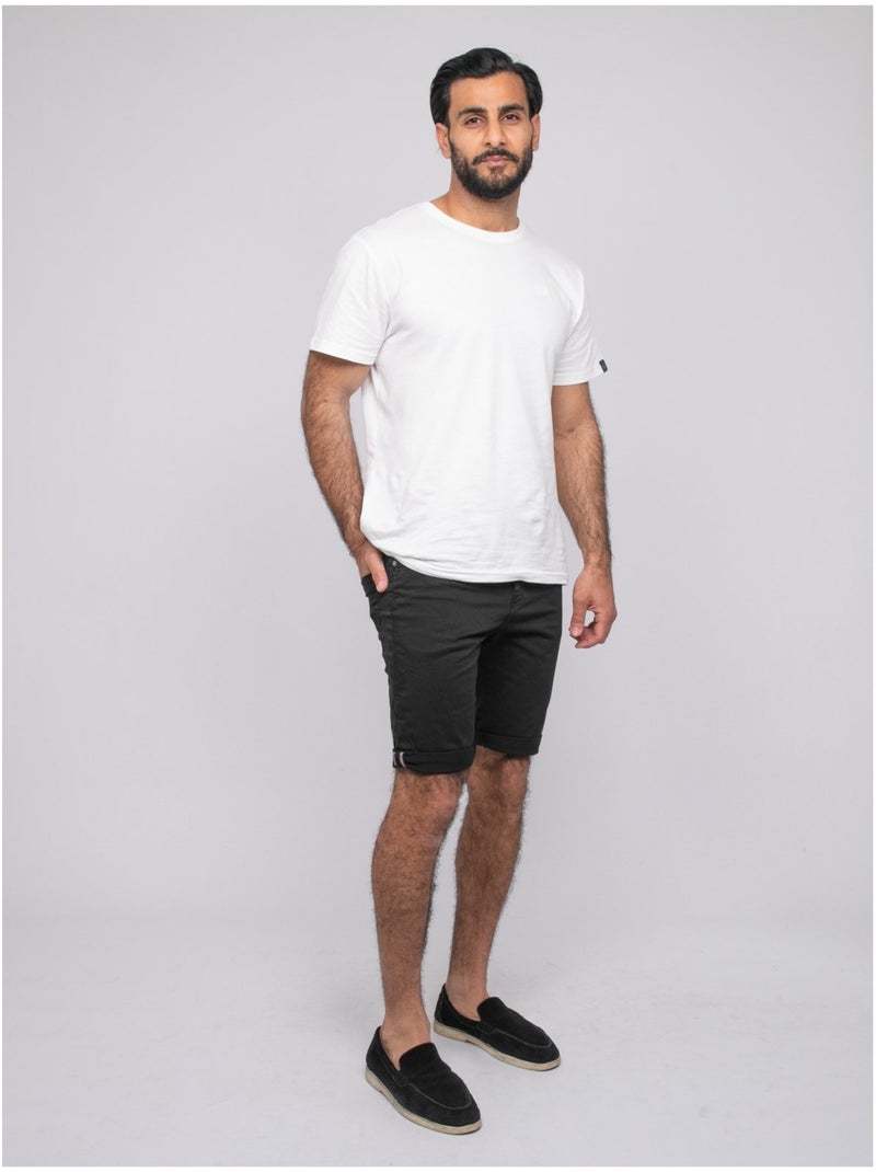 Bermuda chino BLOCHELLI Negro - Kiabi