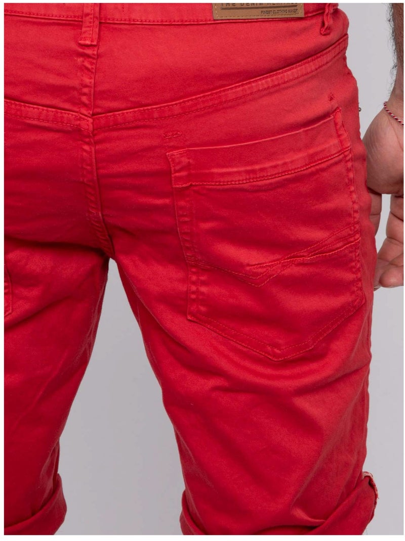 Bermuda chino BLOCHELLI Rojo - Kiabi