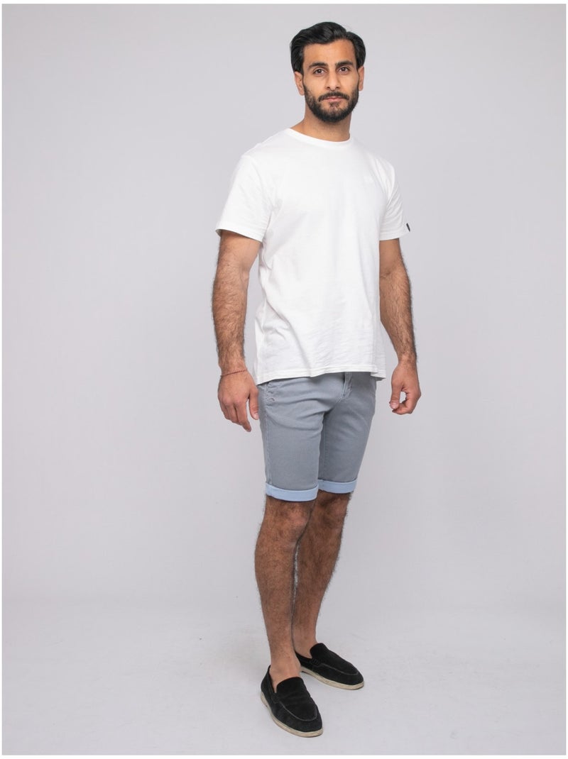 Bermuda chino BODELTA Azul cielo - Kiabi