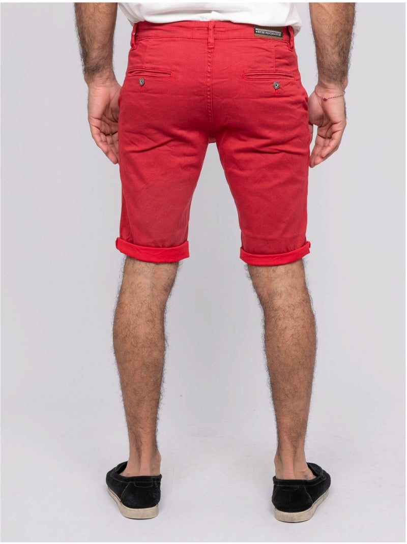 Bermuda chino BODELTA Rojo - Kiabi