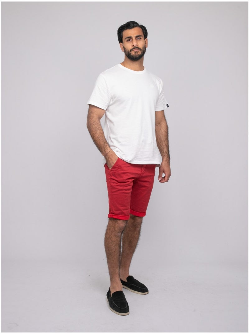 Bermuda chino BODELTA Rojo - Kiabi