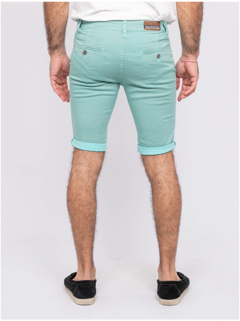 Bermuda chino BODELTA Verde agua - Kiabi