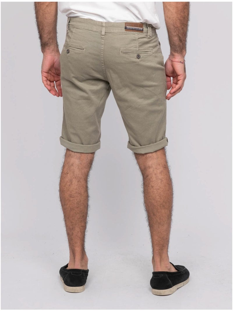 Bermuda chino BODELTA Verde caqui claro - Kiabi