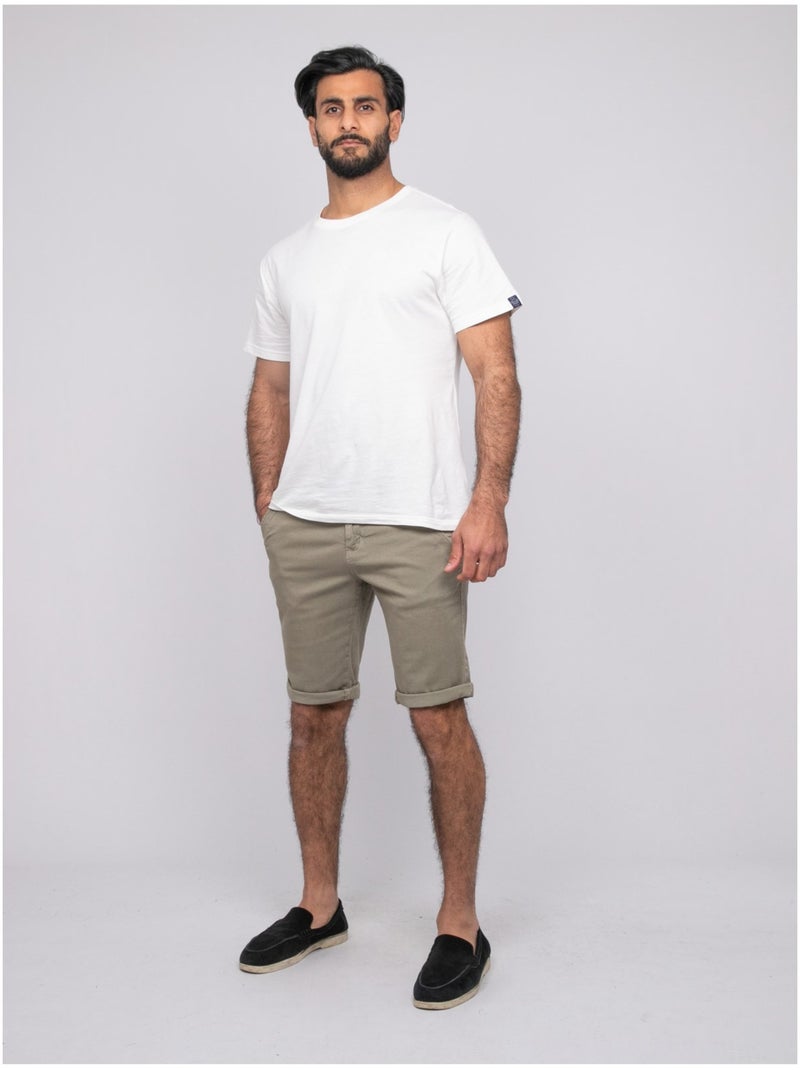 Bermuda chino BODELTA Verde caqui claro - Kiabi