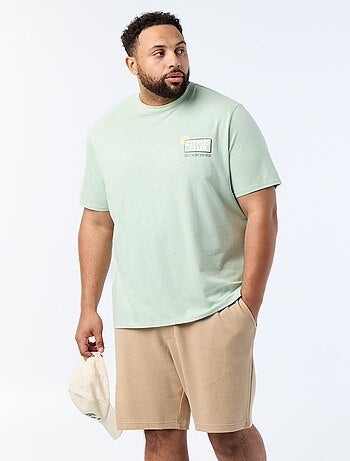 Bermuda chino con cintura elástica