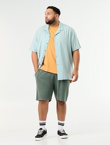 Bermuda chino con cintura elástica
