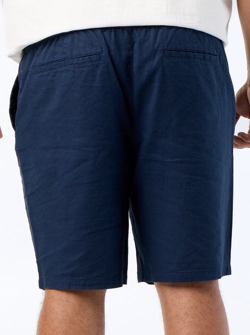 Bermuda chino con cordones ajustables - Kiabi