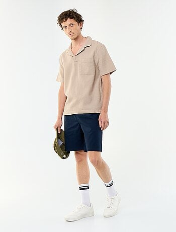 Bermuda chino de sarga