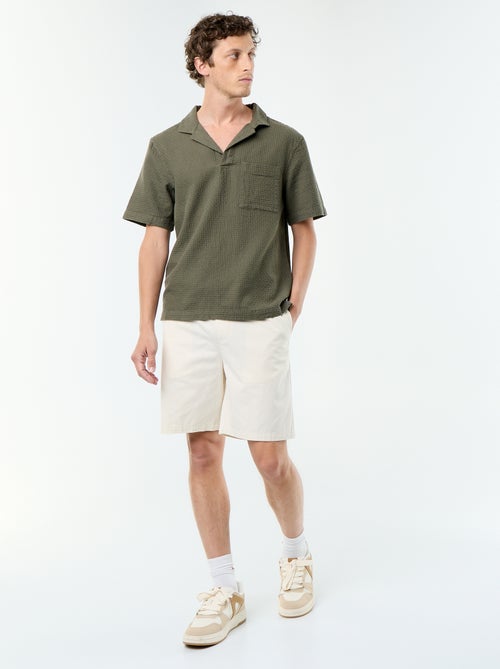 Bermuda chino de sarga - Kiabi