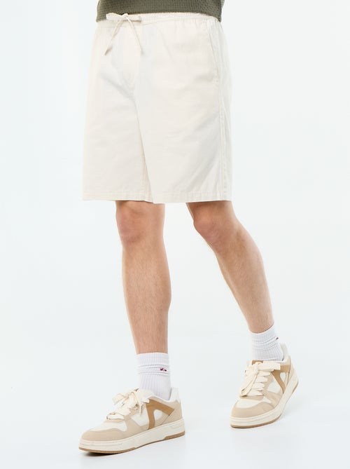 Bermuda chino de sarga - Kiabi