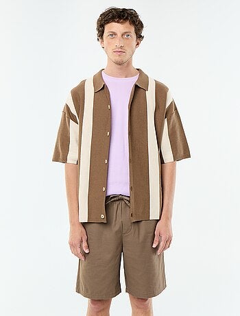 Bermuda chino de sarga