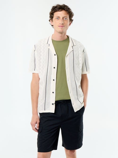 Bermuda chino de sarga - Kiabi