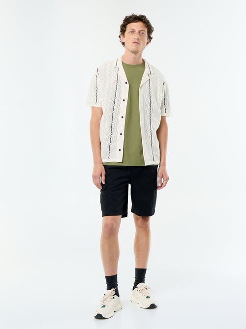 Bermuda chino de sarga - Kiabi