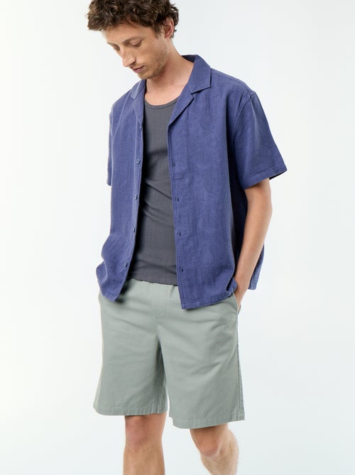 Bermuda chino de sarga - Kiabi