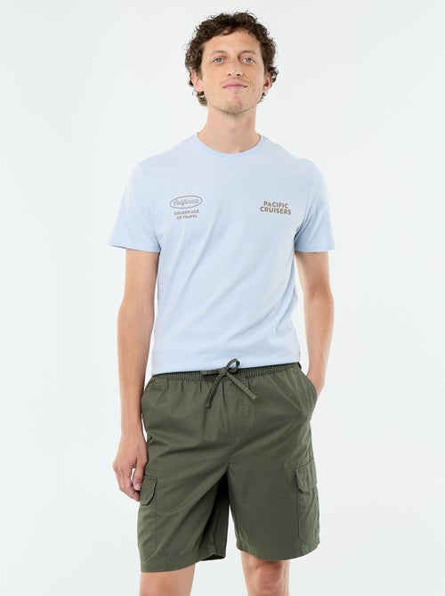 Bermuda chino de sarga - Kiabi