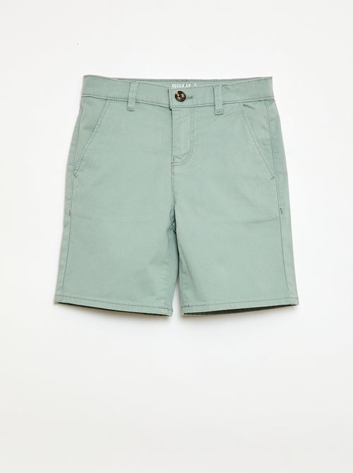 Bermuda chino de twill - Kiabi