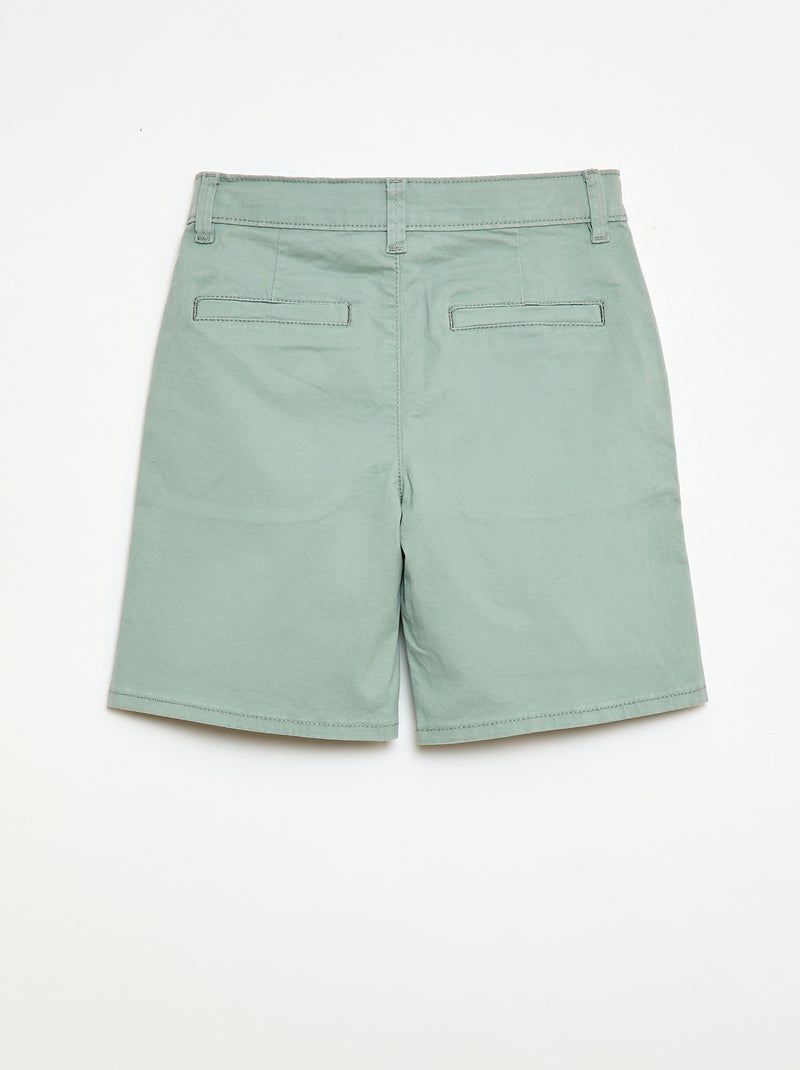 Bermuda chino de twill Azul - Kiabi