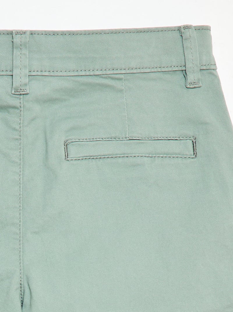 Bermuda chino de twill Azul - Kiabi