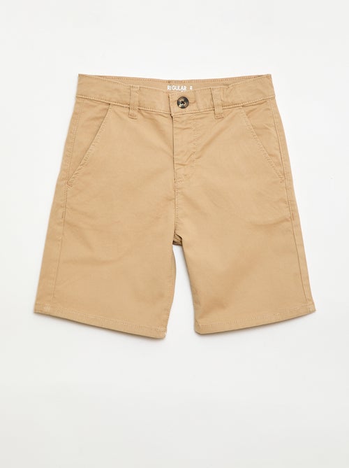 Bermuda chino de twill - Kiabi