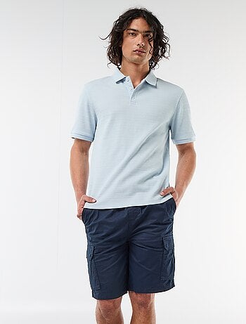 Bermuda chino en popelina con bolsillos con solapa