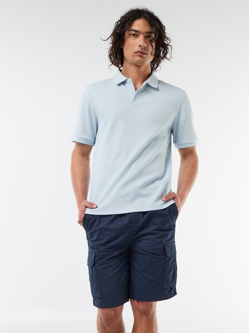 Bermuda chino en popelina con bolsillos con solapa - Kiabi