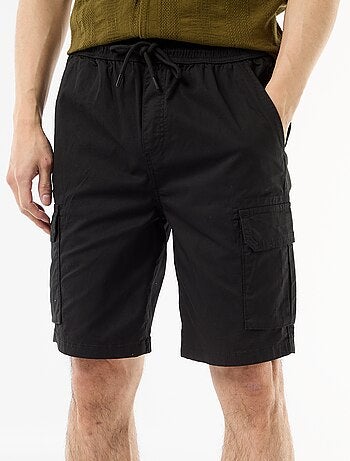 Bermuda chino en popelina con bolsillos con solapa