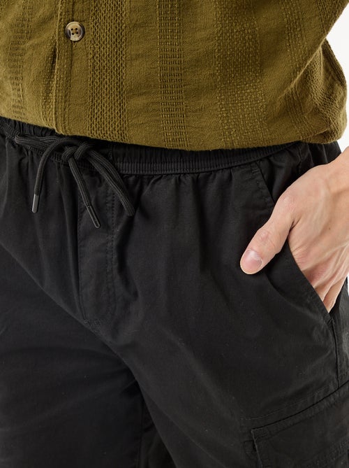 Bermuda chino en popelina con bolsillos con solapa - Kiabi