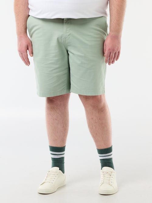 Bermuda chino en twill - Kiabi