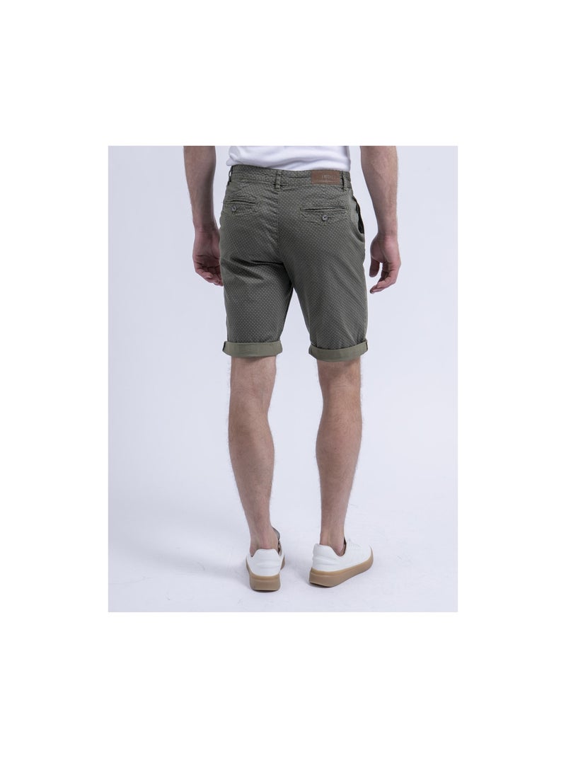 Bermuda chino estampado BOLSAN Caqui - Kiabi