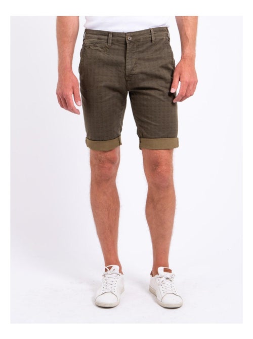 Bermuda chino estampado BOLSOU - Kiabi