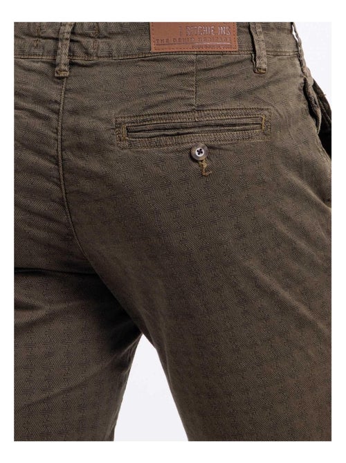 Bermuda chino estampado BOLSOU - Kiabi