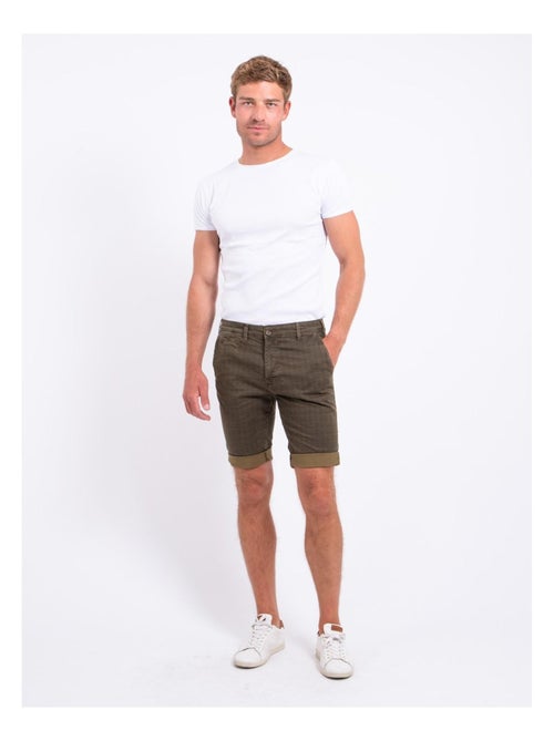 Bermuda chino estampado BOLSOU - Kiabi
