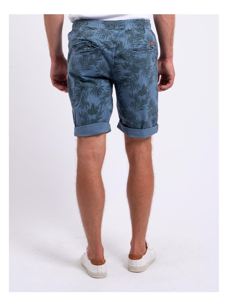 Bermuda chino estampado BOST Azul - Kiabi