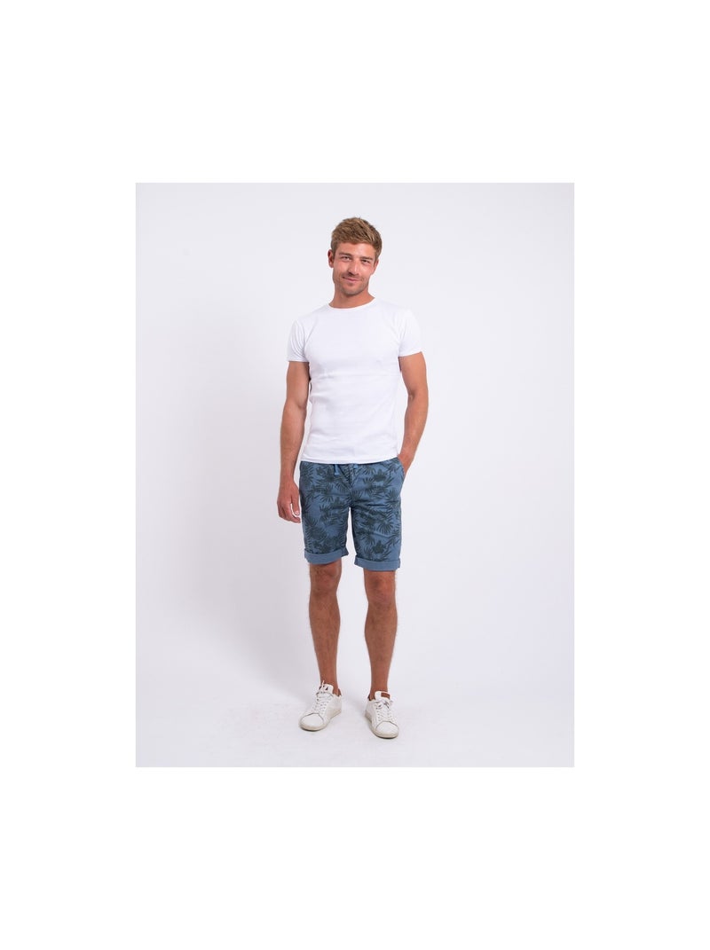 Bermuda chino estampado BOST Azul - Kiabi