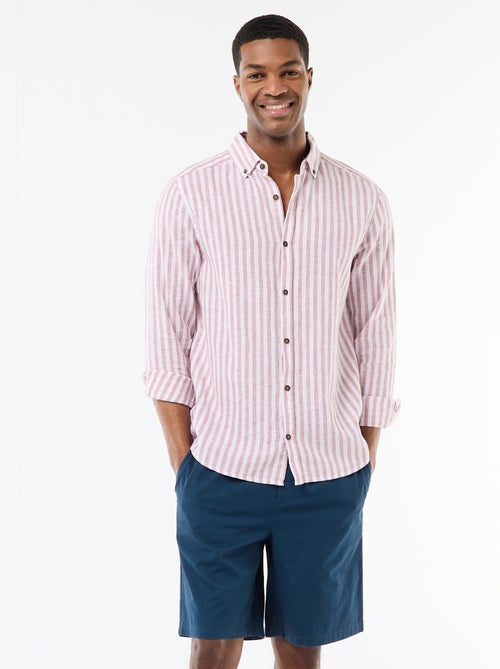 Bermuda chino liso - Kiabi