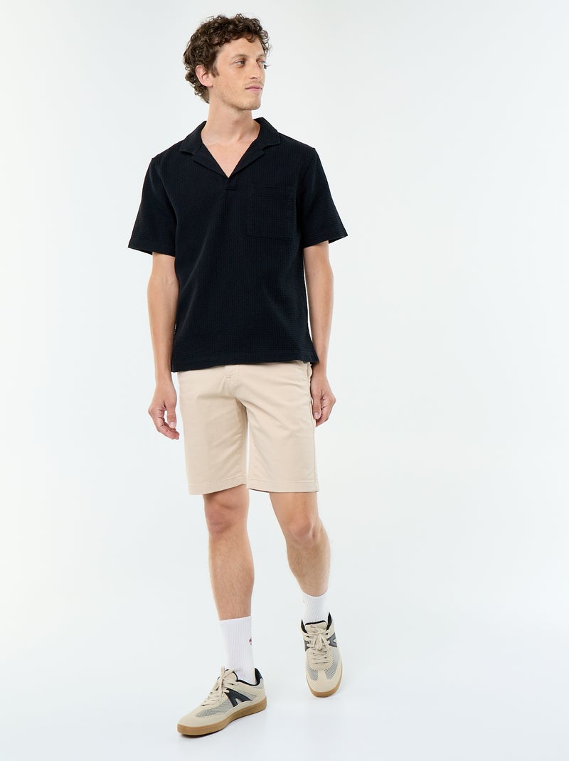 Bermuda chino liso Beige - Kiabi