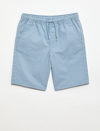 Bermuda chino liso con cordones ajustables