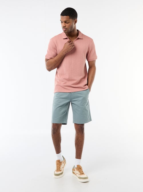 Bermuda chino liso en twill - Kiabi