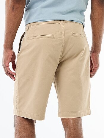 Bermuda chino liso en twill