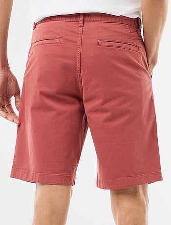 Bermuda chino liso en twill
