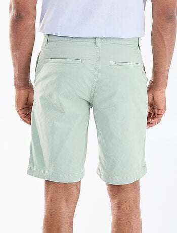 Bermuda chino liso en twill
