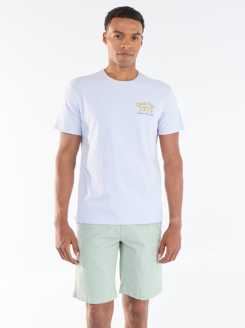 Bermuda chino liso en twill - Kiabi