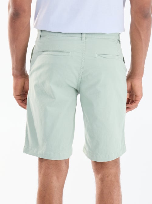 Bermuda chino liso en twill - Kiabi