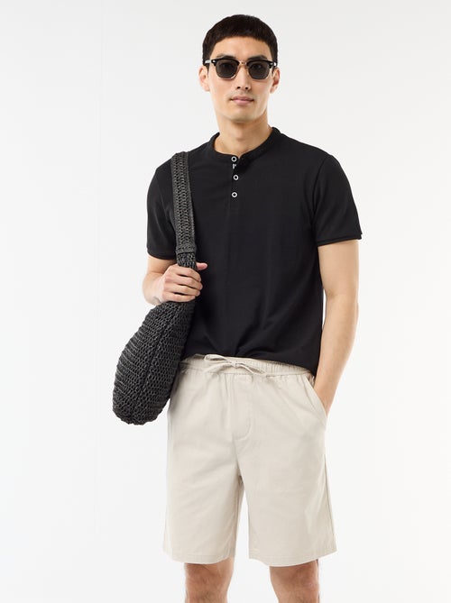 Bermuda chino liso - Kiabi