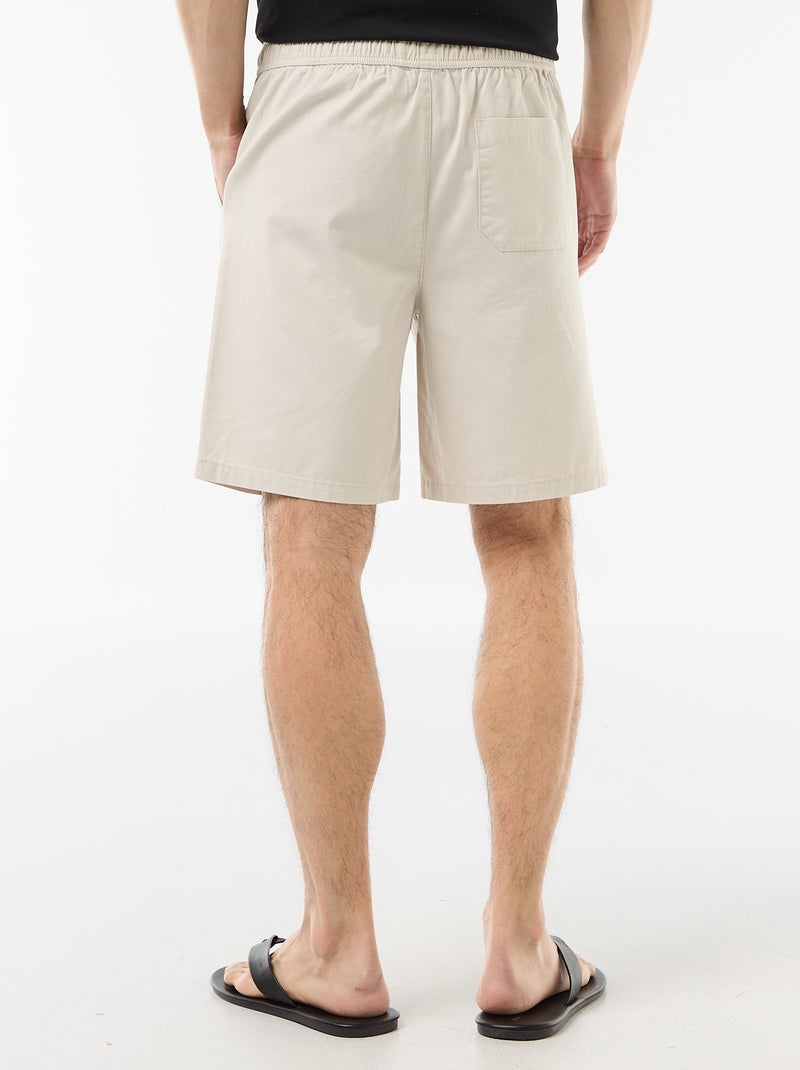 Bermuda chino liso Gris - Kiabi