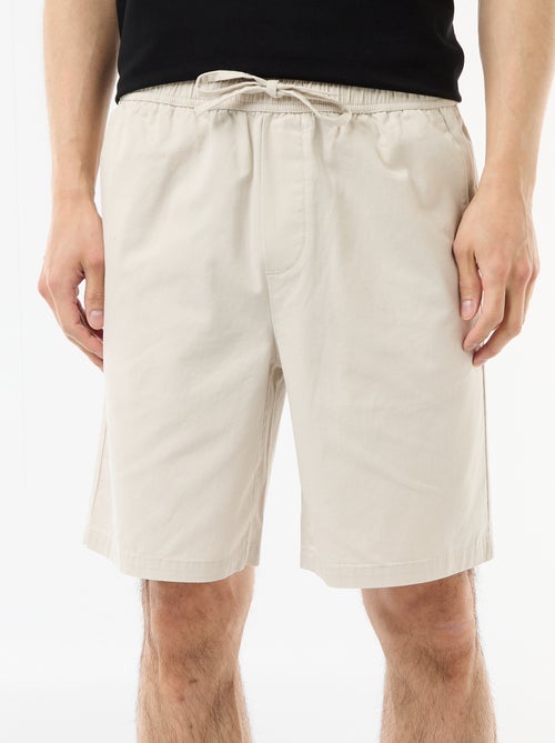 Bermuda chino liso - Kiabi