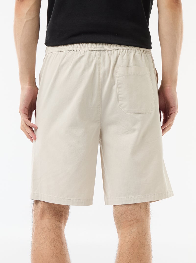 Bermuda chino liso Gris - Kiabi